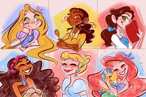 It’s World Princess Week at Disney!!! ✨Sketchy six fanarts to celebrate 