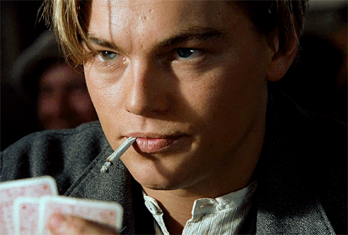 sgomez: Leonardo DiCaprio as Jack Dawson in Titanic (1997) dir. James Cameron