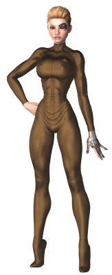 idelacio:  Just a something. Noticed 7 of 9 wears a brown/gold bodysuit right after the silver one so did that. Curiously while this one has the same general shape (albeit with the collar being shorter but fuck that) it uses a finer grained material.Also