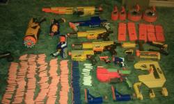 kentuckyfriedkrogan:  30roundrevolution:  DEA seizure of illegal firearms in Massachusetts; owners failed to register as mandated by gun control laws.  That’s just Nerf  