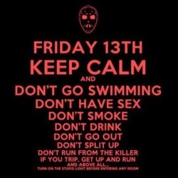Guess what day it iiiissss #fridaythe13th