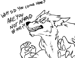 fizzy-dog:ask your local werewolf on a date you won’t regret it Aww~! X3 Yesgood~