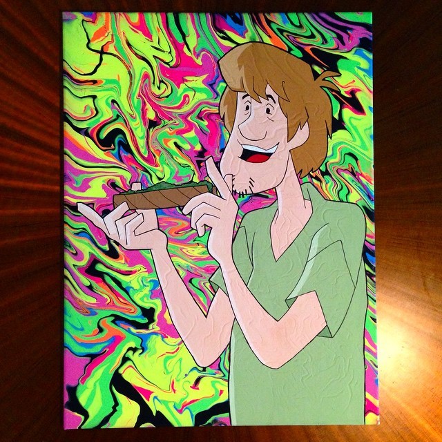 Scooby doo by LadyShadow88 aesthetic weed HD phone wallpaper  Pxfuel