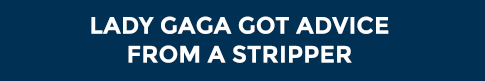 fallontonight:  Lady Gaga got some career advice from an elderly stripper who didn’t realize who she was talking to… 