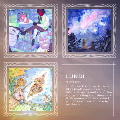 Today’s contributor spotlight features zine artist Lundi!Lundi is a French artist who likes (bad) pu