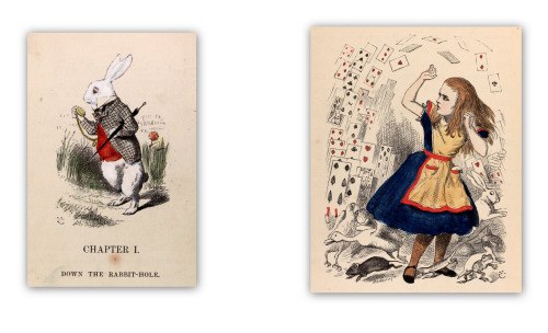 Alice’s Adventures in Wonderland - Lewis CarrollIllustration by John Tennielbeautiful hand coloured 