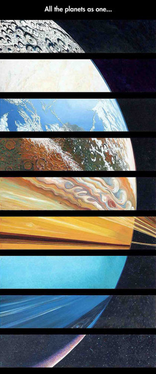 linxspiration:  All of the planets as one. 