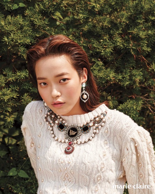 koreanmodel:Han Sung Min, Seon Hwang by Kim Chan for Marie Claire Korea Oct 2016
