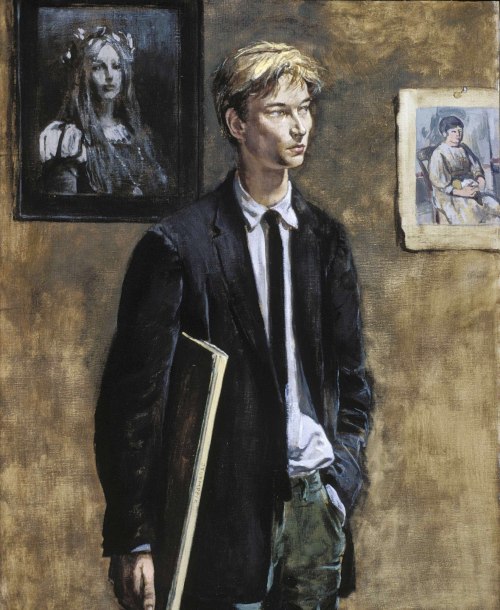 urgetocreate: Walter Stuempfig (American, 1914-1970), The Young Painter, 1957, Oil on canvas  