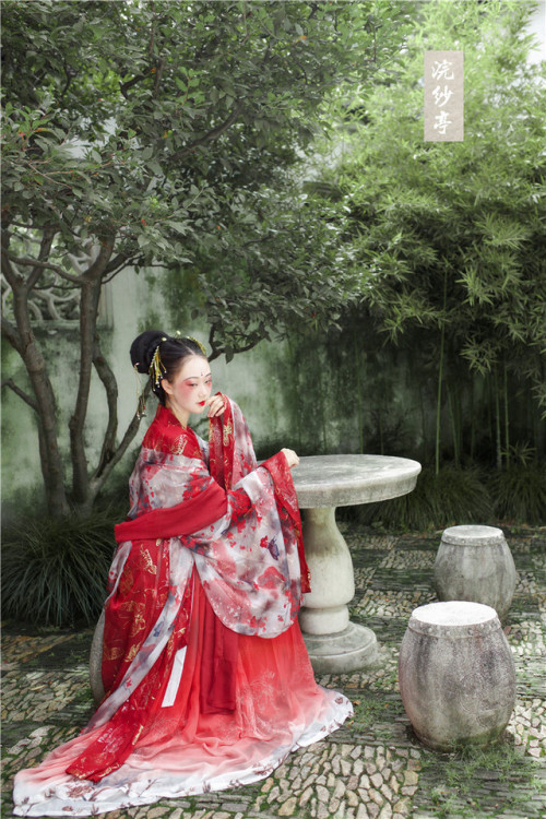 changan-moon:Traditional Chinese hanfu by 浣纱亭汉服