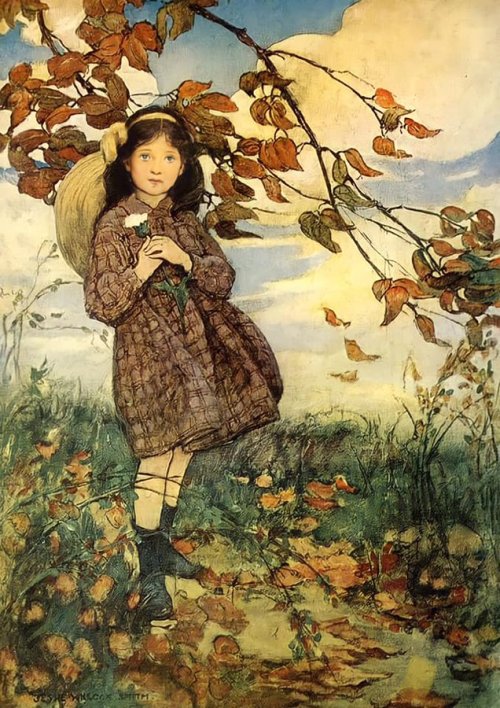 lovelolla: Jessie Willcox Smith (1863 –1935) Illustration for Robert Louis Stevenson’s ‘A Child’s Ga
