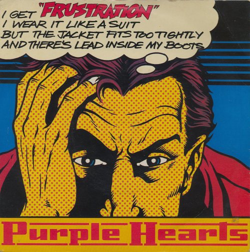 RABBIA & STILEPurple Hearts - Frustration [1979, Fiction Records FICS 007│U.K.] - 7"/45 vin