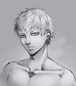 riiko23:  Sketch + Painting practice =w= Noiz and Virus from DMMd 
