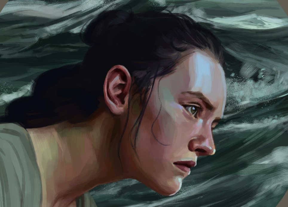 septembre-songstress:  you imagine an ocean I’ve been meaning to draw Rey for a