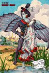 "Temperance," from the Aztec tarot deck I have been painting. Here is painted a Mexica or Aztec two spirit person, who contains...