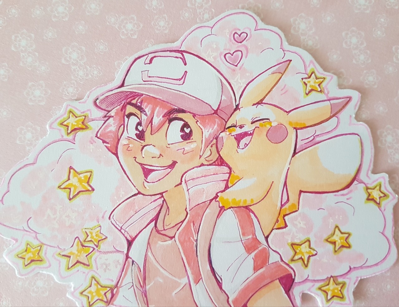 mermeirin:A lil bunch of different Satos + pika for my lovely @catsubun 💘💘💘