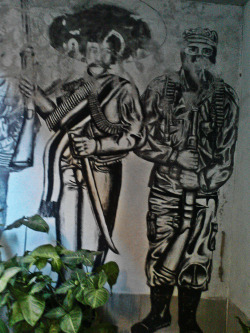 canelaklug:Mural en la casa de Nico