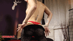 goddesswithdicks: Domino Presley  This girl is TOO DAMN FINE!