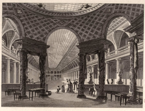 Inside the Cirque du Palais Royal, Paris