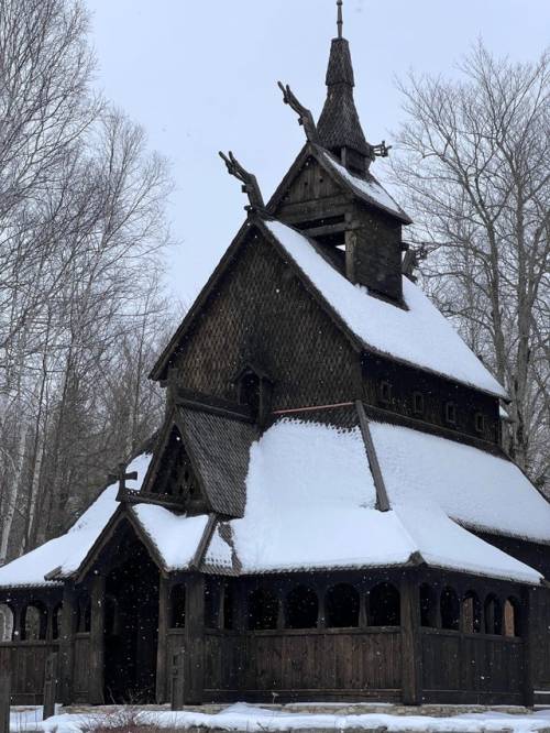 evilbuildingsblog:  Scandinavian Stavkirke