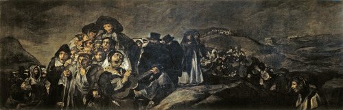 dappledwithshadow:9 of the 15 “Black Paintings” that covered the walls of Goya’s home.The Black Pain