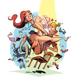 woolfgirls:  Have a great Friday night, all!#NSFW #illustration #cartoon #chairsex #babwhacking #tittyslamming #religion #jesus #christianity sunglasses #wallet #keys #pinup #pinupgirls #sex #sexy #lowbrow #humour #humor #magazine #dirtyIllustration ©