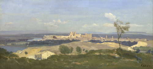 Avignon from the West, by Jean-Baptiste-Camille Corot, National Gallery, London.