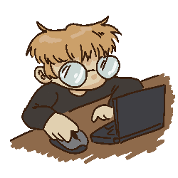 webmaster working on laptop