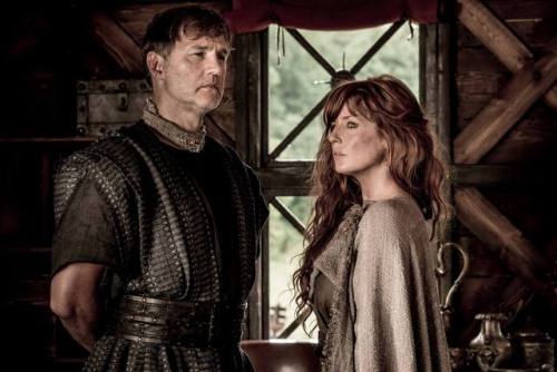 A brand new look at Kelly Reilly and David Morrissey in Sky/Amazon’s new epic, Britannia.