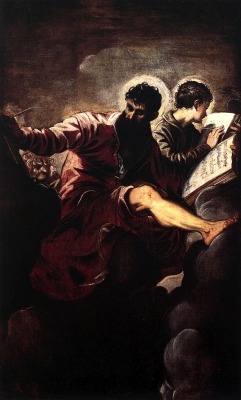 Jacopo Robusti (Tintoretto), The Evangelists Mark and John, 1557
