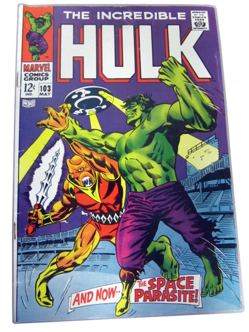 The Incredible Hulk #103 Marvel 1968 Comic Book - auction here