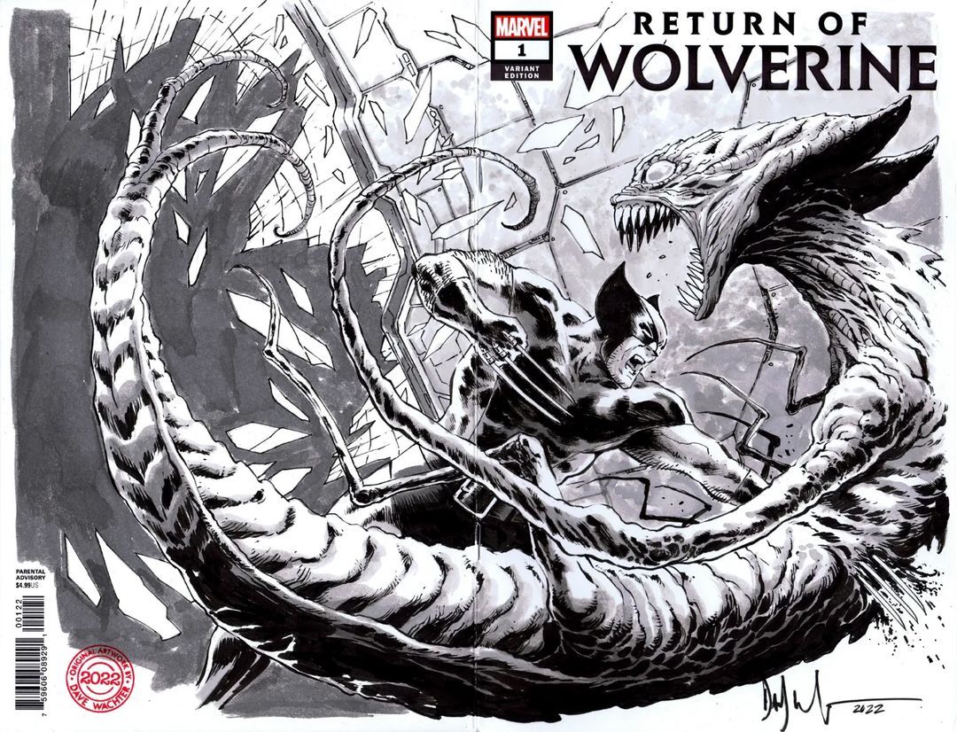 Chris Bachalo Wolverine Weapon X Sketch Cover Illustration Original  Lot  14010  Heritage Auctions