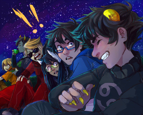 vantasticmess: jedimelonlord: sxae: holy cheetos karkat is smiling like FUCK i’m not going to 