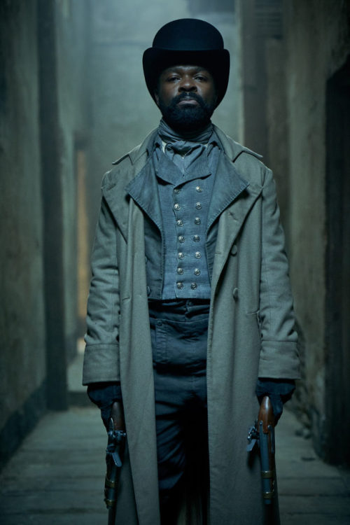 bbclesmis:The full-sized promo pictures of Dominic West as Jean Valjean and David Oyelowo as Javert 
