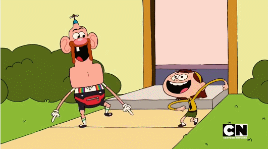 Say what? “Say Uncle”! Airing in just a half an hour and a NEW time - 5:30pm!(gif