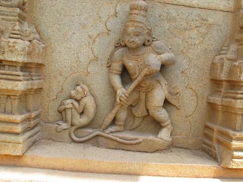 Bhima meets Hanuman The Pandavas and Kauravas were always enemies. Once the