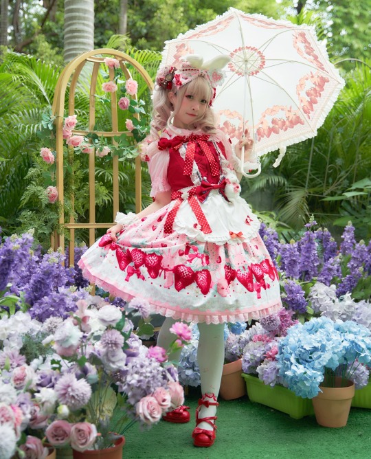 Little Bunny Strawberryジャンパースカート | labiela.com