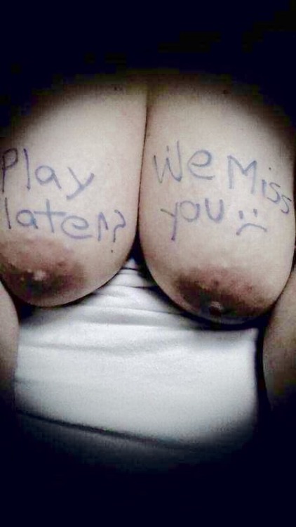 stagforfun: Some pics of the wife reblog Needs s hard cock in all three