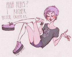 lavendercreep:  Omg yes  I love both but this is an adorable drawing