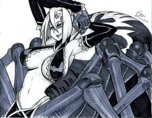 o-8:  AX 2016 Commission, Arachne from Monster adult photos