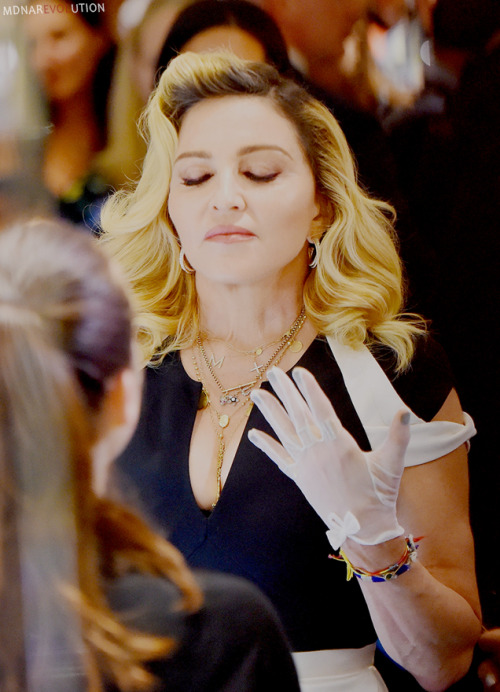 mdnarevolution:  Madonna Promoting Her MDNA Skin Line At Barneys, New York! 