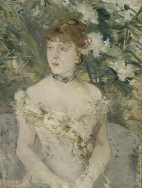 Young Girl in a Ball Gown, Berthe Morisot, 1879