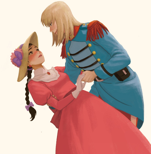 greenzara123:Howl and Sophie