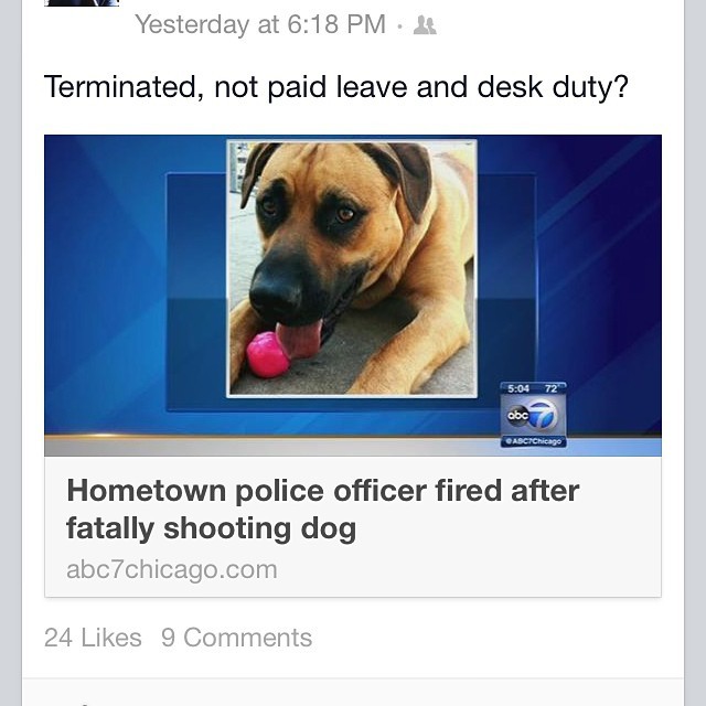 royalblackpirate:  hiero-glyph:  Police departments value animal lives higher than
