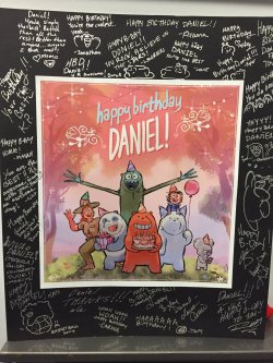 minorsofwbb:  Daniel Chong’s Birthday card by Lauren Lossen and Louie. [ x ] 
