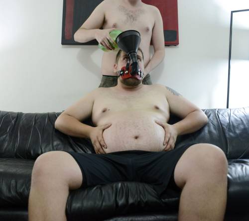 chubbersds:  inversedd:  If you were still wondering, the funnel works great. Special thanks to Chubbers for being the guinea pig for it (emphasis on pig).  Anytime! also i could’ve stayed for a week of this. Feels amazing and Inversed is a damn good