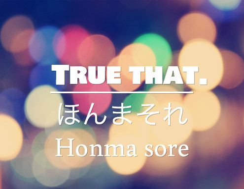 Nihon On The Go Studyrussian True That ほんまそれ Honma Sore