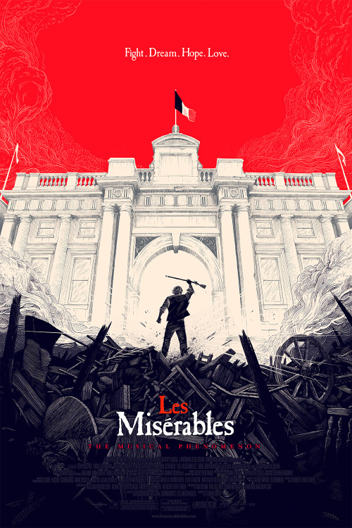 artchipel:Olly Moss | on Tumblr - Les Misérables