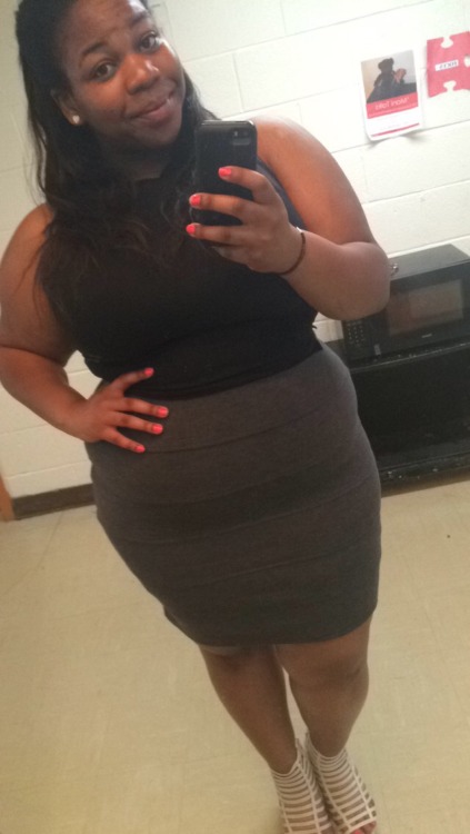 cleolowrey:Here y'all go. Photo set (1) for Big Girl Appreciation Day. Y'all get the thighs, the gut