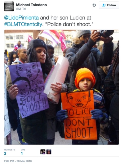 allthecanadianpolitics:Black Lives Matter Toronto Protest at the Toronto Police HQ. March 26th, 2016